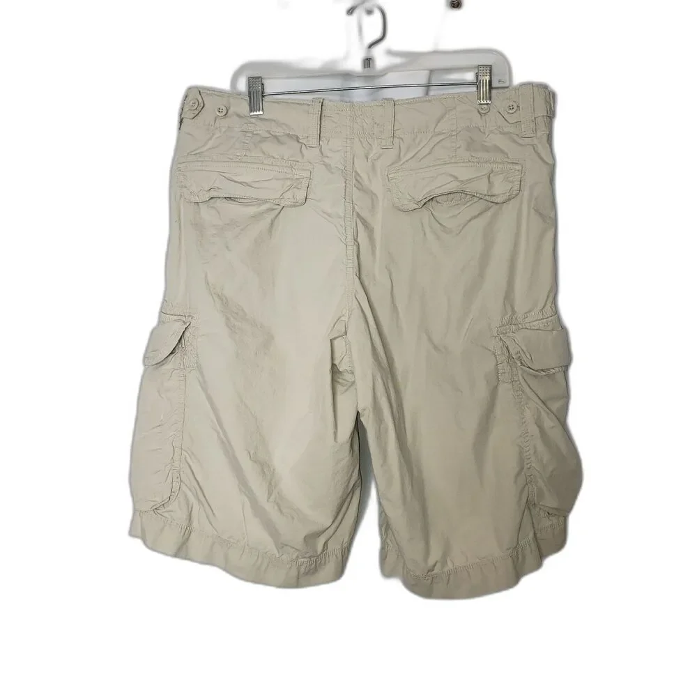 THE GAP Tan Khaki Cargo Shorts Mens Size 36W